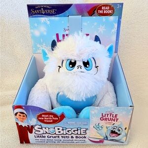 The Elf on the Shelf - SnoBiggie - Little Grunt Yeti Plush & Book